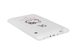 Tablet DL Hello Kitty Branco com Tela 7", 4GB, Wi-Fi, 2 Câmeras Integradas, Suporte à Modem 3G, Android 4.4, Processador Dual Core e Bolsa Protetora - loja online