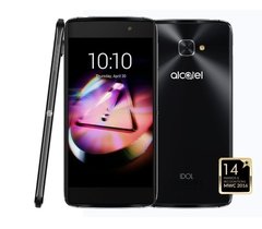 smartphone Alcatel Idol 4S 6070K Dual, processador de 1.8Ghz Octa-Core, Bluetooth Versão 4, Android 6.0.1 Marshmallow, Quad-Band 850/900/1800/1900