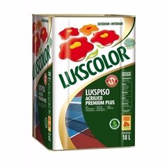 Tinta Piso Lukspiso Acrílico Premium Plus Cinza Chumbo Lukscolor 18l - 7 UNIDADES