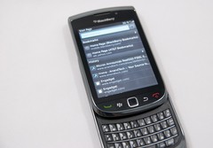 celular BlackBerry Torch 9800, preto, Blackberry OS 6.0, Foto 5 Mpx, 1 Core 624 MHZ, Quad Band (850/900/1800/1900) - Infotecline