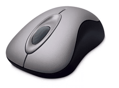 Mouse Optico 2000 Sterling Cinza Wireless - Microsoft