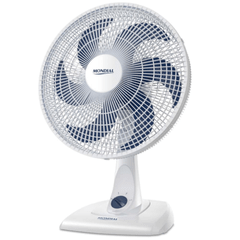 Ventilador de Mesa Mondial NV45 30cm com 3 Velocidades e 6 Pás - Branco/Azul