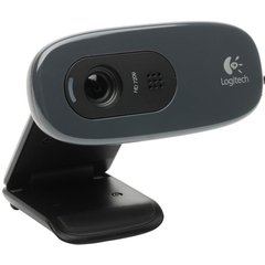 Webcam Logitech C270 Wide, Resolução HD 720P, Fotos 3.0 Mpx, Zoom Digital, Rastreio De Rosto Itw