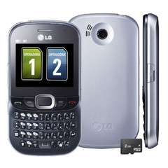 Celular Dual Chip LG C375 prata Qwerty Wi-Fi Câmera 2MP MP3 Player Bluetooth Cartão 2GB - LG na internet