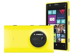 Celular Desbloqueado Nokia Lumia 1020 AMARELO E PRETO com Windows Phone 8, Tela 4.5", Processador 1.5GHz Dual Core, Câmera 41MP, 3G, 4G, Wi-Fi e Bluetooth