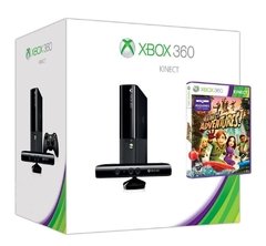 Console Xbox 360 4gb Com Kinect + Kinect Adventures + Kinect Sports 2 + 1 Mês Xbox Live Gold Grátis