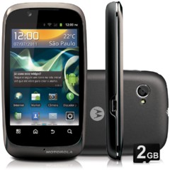 Smartphone Motorola Spice XT-531, Android 2.3, Wi-Fi, 3G, GPS, 5MP, MP3, 2GB