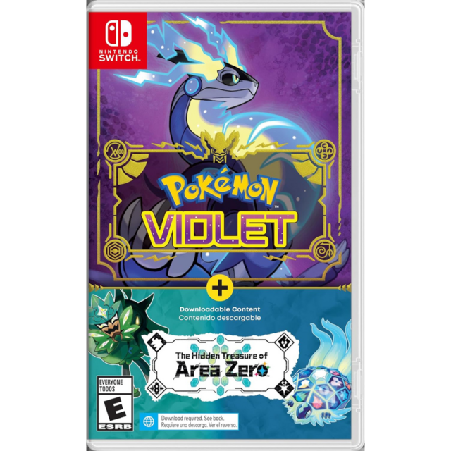 Pokemon Violet + The Hidden Treasure of Area Zero Bundle (Game+DLC ...