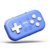 8Bitdo Micro Bluetooth Gamepad Pocket-sized Mini Controller for Switch, Android, and Raspberry Pi, Supports Keyboard Mode (Blue)