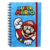 Super Mario Bros. Mario Spiral Notebook - Cuaderno Espiralado oficial, con renglones