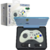 Official Sega Saturn 2.4 GHz Wireless Controller 8-Button Arcade Pad for Sega Saturn, Sega Genesis Mini, Switch, PS3, PC, Mac - Includes 2 Receivers & Storage Case (White) - comprar online