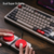 8Bitdo Retro Mechanical Keyboard, Hot Swappable Gaming TKL Keyboard with 87 Keys, Dual Super Programmable Buttons, Bluetooth / 2.4G / USB-C Keyboard for Windows and Android - N Edition - comprar online