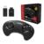 Retro-Bit BIG6 2.4 GHz Sega Genesis Wireless Arcade Controller Pad para Sega Genesis Original/Mini, Switch, PC, Mac - Negro