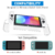 Clear Case for Nintendo Switch OLED 2021 Protective Case Cover for Switch OLED and Joy Con Controller - comprar online
