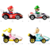 Hot Wheels 1:64 Mario Kart Vehicle 4-Pack - Princess Peach (Standard Kart), Rosalina (Standard Kart), Mario (Wild Wing), Luigi (P-Wing) - comprar online