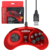 Retro-Bit Official Sega Genesis USB Controller 8-Button Arcade Pad for Sega Genesis Mini, Switch, PC, Mac, Steam, RetroPie, Raspberry Pi - USB Port (Crimson Red)