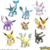 MEGA Pokemon Action Figure Building, Every Eevee Evolution with 470 Pieces, 9 Poseable Characters, - comprar online