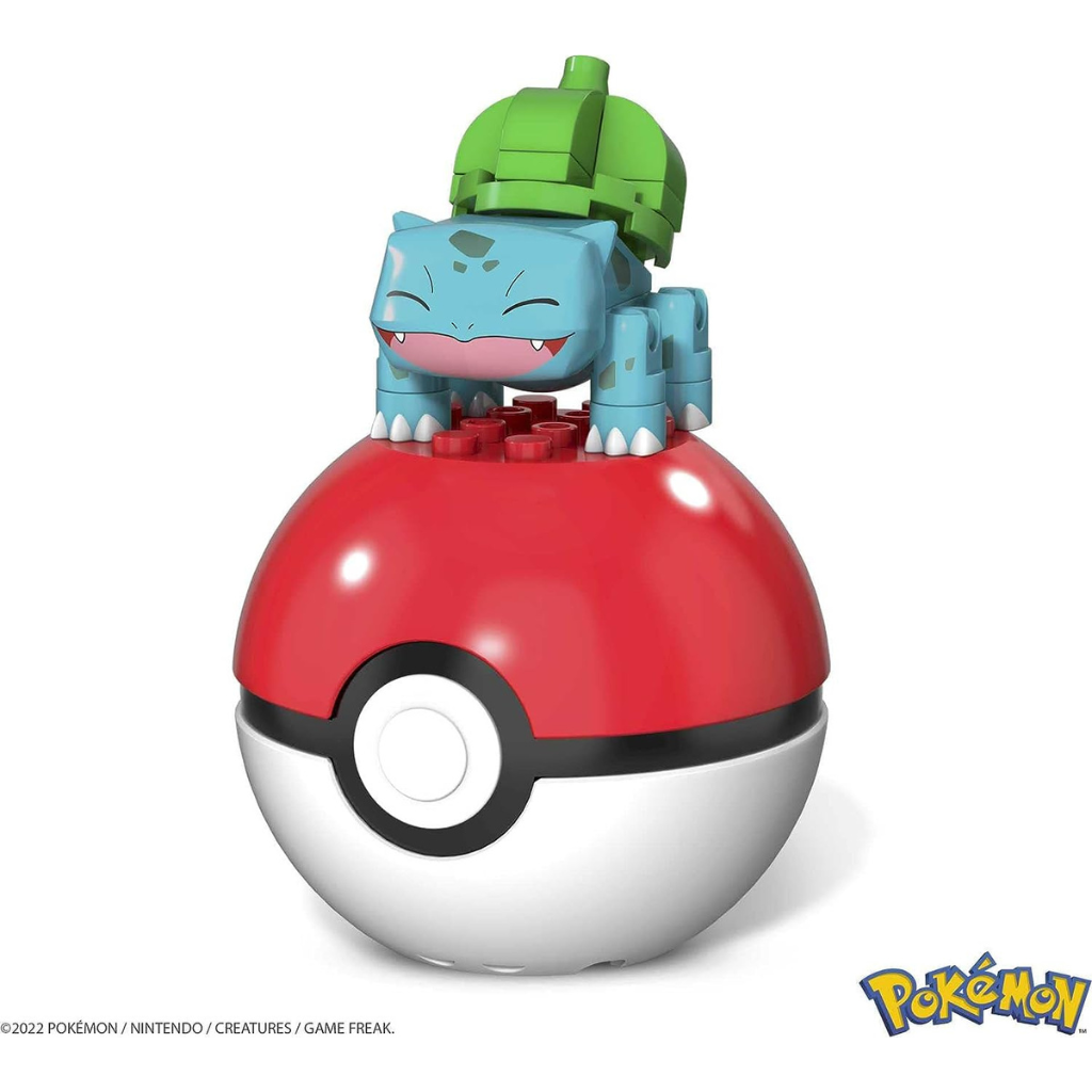 Mega Construx Pokemon Bulbasaur Construction Set With Pokeball