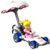Hot Wheels Mario Kart Glider Princess Peach Diecast Car [B-Dasher + Peach Parasol] en internet