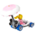 Hot Wheels Mario Kart Glider Princess Peach Diecast Car [B-Dasher + Peach Parasol] - hadriatica