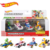 Hot Wheels 1:64 Mario Kart Vehicle 4-Pack - Yoshi (Mach-8), Princess Peach (Sports Coupe), Mario (Sneeker), Orange Shy Guy (Standard Kraft)