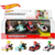 Hot Wheels 1:64 Mario Kart Vehicle 4-Pack - Princess Peach (Standard Kart), Rosalina (Standard Kart), Mario (Wild Wing), Luigi (P-Wing)