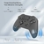 GULIKIT KK3 MAX CONTROLLER - COLOR BLACK (Negro) - KINGKONG 3 MAX CONTROLLER WITH 4 BACK BUTTONS, HALL JOYSTICKS AND TRIGGERS, WIRELESS FOR SWITCH OLED/PC/ANDROID/MACOS/IOS/STEAM DECK, 1000HZ POLLING RATE FOR WINS
