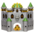 Bowser's Castle Super Mario Deluxe Playset with 2.5" Exclusive Articulated Bowser Action Figure, Interactive Play Set with Authentic In-Game Sounds - comprar online