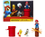 Super Mario Nintendo Dungeon 2.5" Figure Multipack Diorama Set with Accessories (incluye a MARIO, KOOPA y DRY BONES)