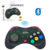 Official Sega Saturn Bluetooth Controller 8-Button Arcade Pad for Nintendo Switch, PC, Mac, Amazon Fire TV, Steam - Slate Grey