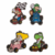NINTENDO NES Super Mario Kart Characters Lapel Pin Set
