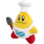Plush Kirby Adventure 1405 All Star Collection Chef Kawasaki Plush, Multicolor, 8"