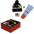 Super Mario Men's 8-Bit Cartridge Gift Set (incluye gorra de lana, billetera, llavero y medias) - comprar online