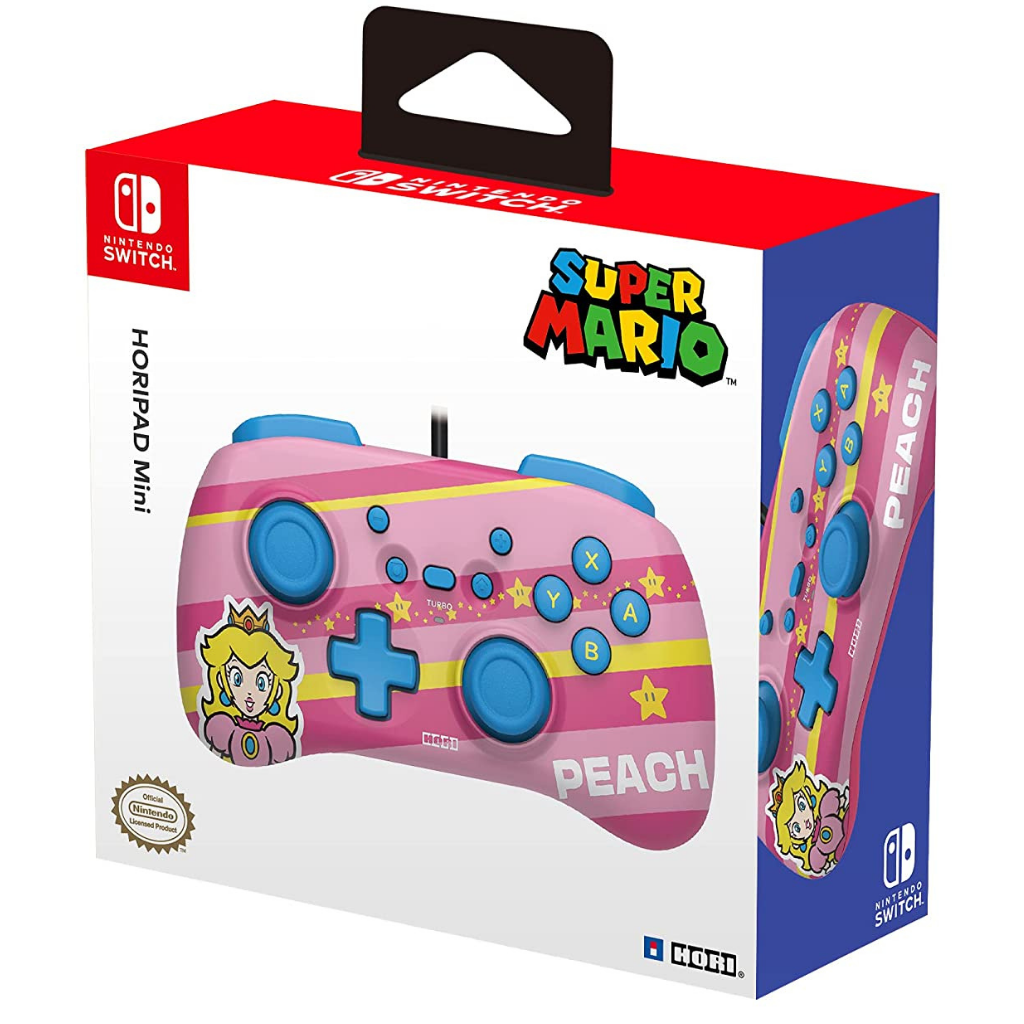 Nintendo Switch HORIPAD Mini Peach by HORI Officially Licensed by