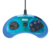 Sega Genesis - Control Arcade ORIGINAL PORT para Sega Genesis (6 botones) CLEAR BLUE en internet