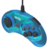 Sega Genesis - Control Arcade ORIGINAL PORT para Sega Genesis (6 botones) CLEAR BLUE - hadriatica
