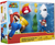 SUPER MARIO Nintendo Underwater 2.5" Figure Diorama Play Set, Includes: Mario, Cheep-Cheep, Blooper, Mechanical Warp Pipe, Spinning Water Plant & Two Coins