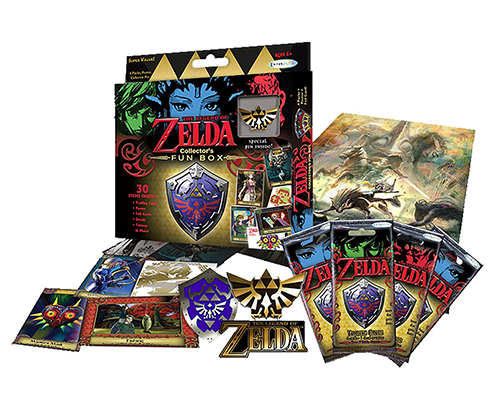 The Legend Of Zelda Collector's Trading Cards Fun Box - 4 packs of 6 ...