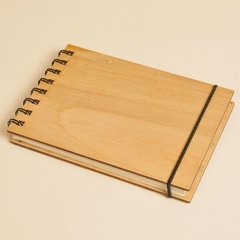 Cuaderno tapa de madera A6 - (105x148mm)