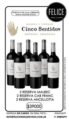 CINCO SENTIDOS RESERVA MALBEC