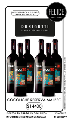 COCOLICHE RESERVA MALBEC DURIGUTTI