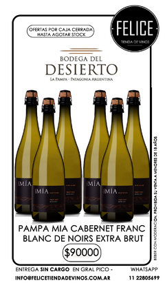 PAMPA MIA EXTRA BRUT CABERNET FRANC