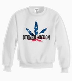 Sudadera Stoner Nation High Marihuana 100% Adiccion Pura