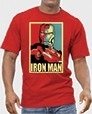 Player Camiseta Iron Man Poster Traje Obey 100% Calidad