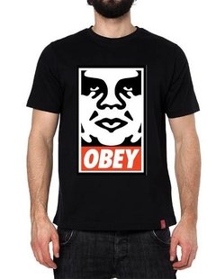 Playeras O Camiseta Estilo Poster Obey Tallas 100% Calidad en internet