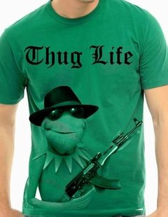 Playera O Camiseta Rana Rene Armado, Gangster Muppets - comprar en línea