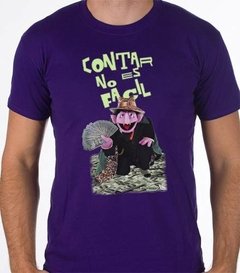 Playera Conde Contar Plaza Sesamo Vampiro Millonario - tienda en línea