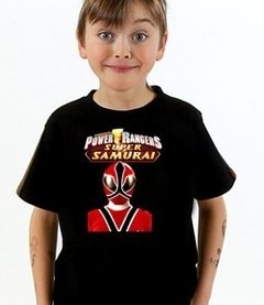 Playera Para Nino Power Ranger Samurai 100% Calidad