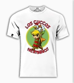 Playera Zelda Link Breaking Bad Los Pollos Hermanos Logo!! en internet