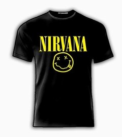 Playeras O Camiseta Nirvana Logo Kurt Cobain - comprar en línea